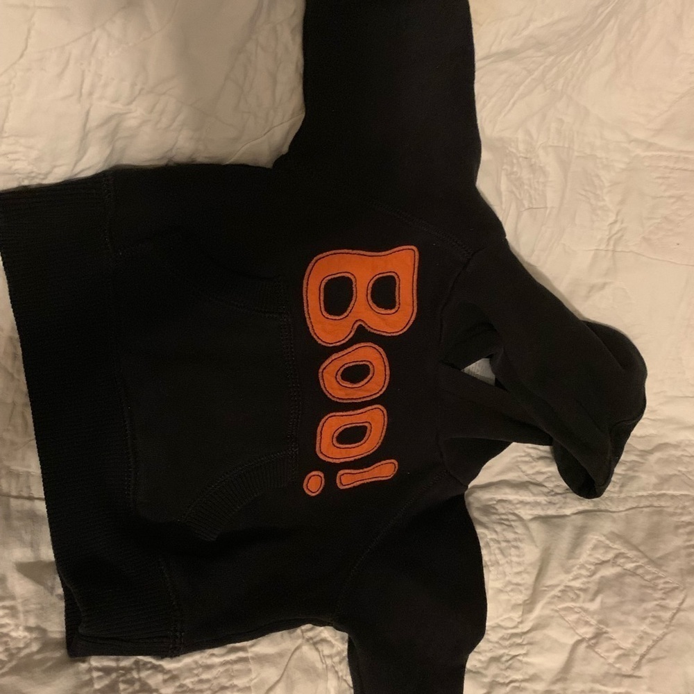 Gymboree Hooded BOO Sweatshirt 3-6 Months